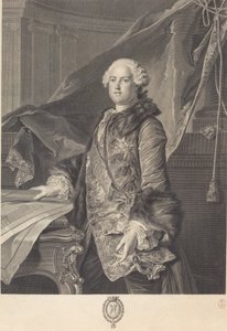 マリニー侯爵 作： Johann Georg Wille after Louis Tocqué