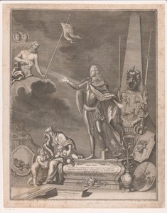 Heinrich II von Reuss-Obergreiz の記念碑 作： Johann Georg Wolffgang
