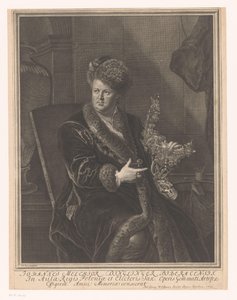金細工師ヨハン・メルキオール・ディングリンガーの肖像 作： Johann Georg Wolffgang