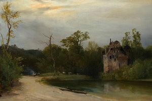 早朝のパークランド 作： Johann Georg von Dillis
