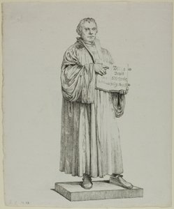 ヴィッテンベルクのルター像 作： Johann Gottfried Schadow