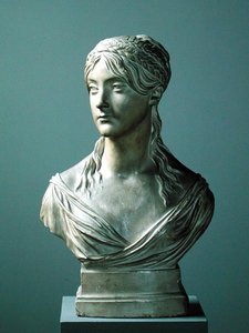 マリアンヌ・シュレーゲルの肖像（1791-1869）、1805（しっくい）