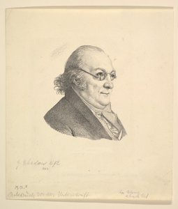 ジークムントヴィルヘルムウォルブルックの肖像1762-1834.nd 作： Johann Gottfried Schadow