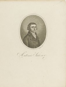 アントニオ・サリエリ1750-1825、c。 1800。 作： Johann Gottfried Scheffner