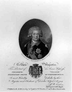 1796年8月20日、PWTomkinsから出版された、ペルトロウィリアムトムキンス（c.1759-1840）によって彫刻されたウィルテンブルクの世襲王子、フレデリックウィリアム3世（1770〜1840年）の肖像画 作： Johann Gottlieb after Schweppe