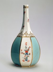マイセン工場用の日本酒の形のフラスコ、c.1725（磁器）