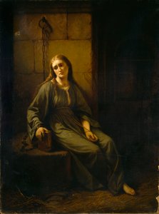 獄中のマルグリット、1863～1867年。 作： Johann Grund