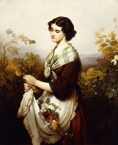 最後のバラ;ラストローズ、1865 作： Johann Grund