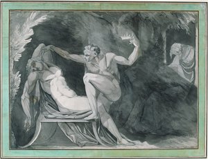 デンマーク王は眠っている間に兄弟によって毒殺される 作： ヨハン・ハインリヒ・フスリ