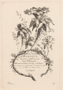 ラッパ状の花 Fleures Baroque (オブジェクトのシリーズ タイトル) 作： Johann Heinrich  Hess
