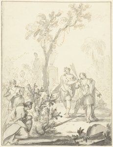 寓意的な表現 作： Johann Heinrich Keller (II)
