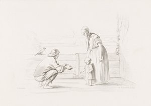 最初のステップ 海の子供たち (オブジェクトのタイトル) 作： Johann Heinrich Maria Hubert Rennefeld
