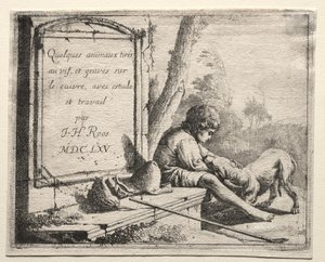 ヨハンハインリッヒルースシェパーディングシリーズ、1665年。 作： Johann Heinrich Roos