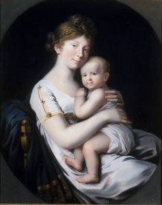 ルイーズフォンプロイセン皇太子とフリードリヒヴィルヘルム4世皇太子妃、1796年