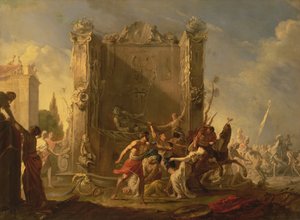 サビーネの女性のレイプ 作： Johann Heinrich Schönfeld
