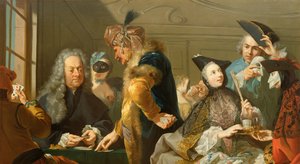 ホワイエのギャンブラー 作： Johann Heinrich Tischbein