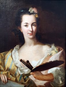 マリア・アンナ・トリューの肖像 作： Johann Heinrich Tischbein