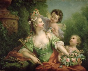 ミューズエウテルペ、1782 作： Johann Heinrich Tischbein