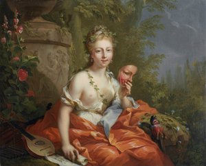 ナイン・ミュゼ - タリア (喜劇) 作： Johann Heinrich Tischbein