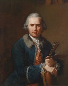 自画像、1770 作： Johann Heinrich Tischbein