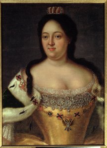 アンナ・イオアンノフナ皇后の肖像（1693-1740） 作： Johann Heinrich Wedekind