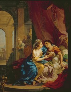 アンソニーとクレオパトラ、1774 作： Johann Heinrich Wilhelm Tischbein