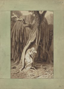 ドライアド。アイディルズシリーズ、1820年頃。 作： Johann Heinrich Wilhelm Tischbein