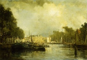 ロッテルダム港 作： Johann Hendrik Mastenbroek