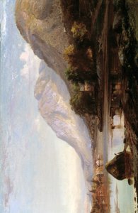 コールドスプリングのハドソン川、1861年。 作： Johann Hermann Carmiencke