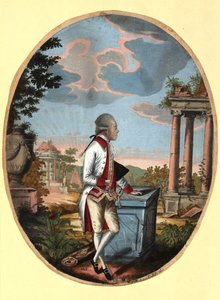 ロシアのパウル大公（1754～1801年）、後の皇帝パウルス1世（1782年）。 作： Johann Hieronymus Loeschenkohl