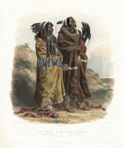 Sih-Chidä と Mahchsi-Karehde 作： Johann Hürlimann, after Karl Bodmer