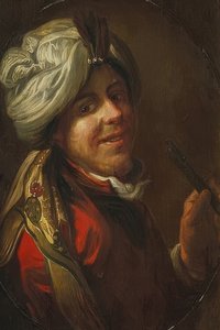 若いトルコ人の肖像画。 1650年頃