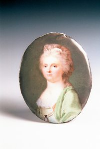 女性の肖像 作： Johann Ignaz Krafft