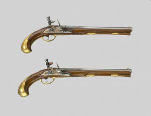 ペアの火縄銃、ドイツ、170030年