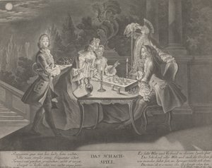 チェスゲーム 作： Johann Jacobus Haid