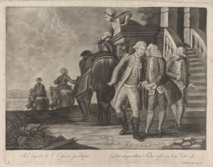 放蕩息子の出発 作： Johann Jacobus Haid