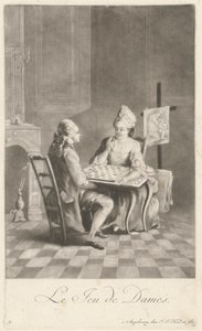 チェッカーゲーム 作： Johann Jacobus Haid