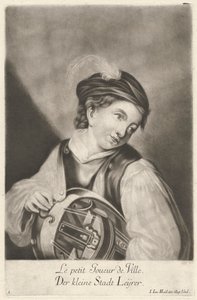 小さな町のプレイヤー 作： Johann Jacobus Haid