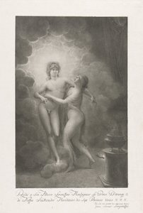 ウィリアム 5 世とプロイセンのヴィルヘルミナの結婚の寓話、1767 年 作： Johann Joseph Friedrich Langenhöffel