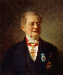 首相アレクサンドルMゴルチャコフ王子の肖像、1867年。 作： Johann Koler