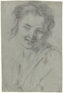 笑顔の女性の研究 作： Johann Liss