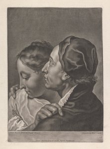 男と女の肖像 作： Johann Lorenz Haid