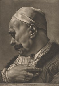 帽子をかぶった男の肖像 作： Johann Lorenz Haid
