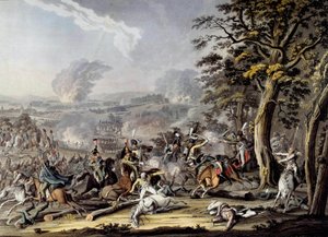第四次連合軍の戦争。「フリードランドの戦いの様子