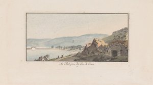 ジュウ湖のル ポンの眺め Au Pont, près du Lac de Joux (オブジェクトのタイトル) スイスの風景（連載タイトル） スイスの視点集（連載タイトル）