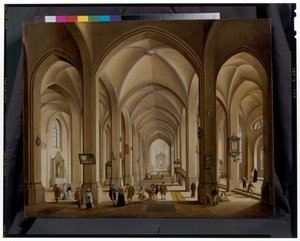教会内部 作： Johann Ludwig Ernst Morgenstern