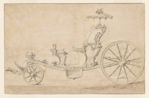 カブリオレのデザイン 作： Johann Michael Hoppenhaupt II