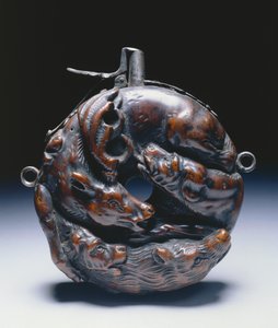 火薬入れ、1680年頃 作： Johann Michael Maucher