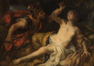 タルクィニウスとルクレティア 作： Johann Michael Rottmayr
