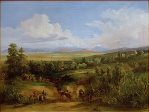 Galapa, Pico de Oruzaba and Cofre de Perote 作： Johann Moritz Rugendas